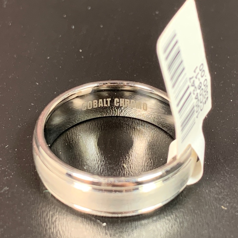 Chrome and cobalt ring. Brand new no tags.